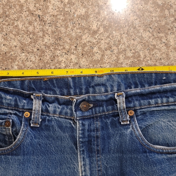 Vintage Levi 505 Jeans Actual waist 34" - Picture 9 of 12